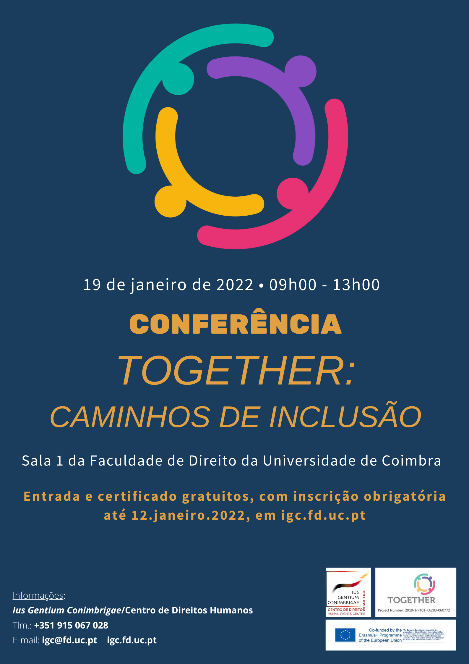 Conferência TOGETHER: CAMINHOS DE INCLUSÃO