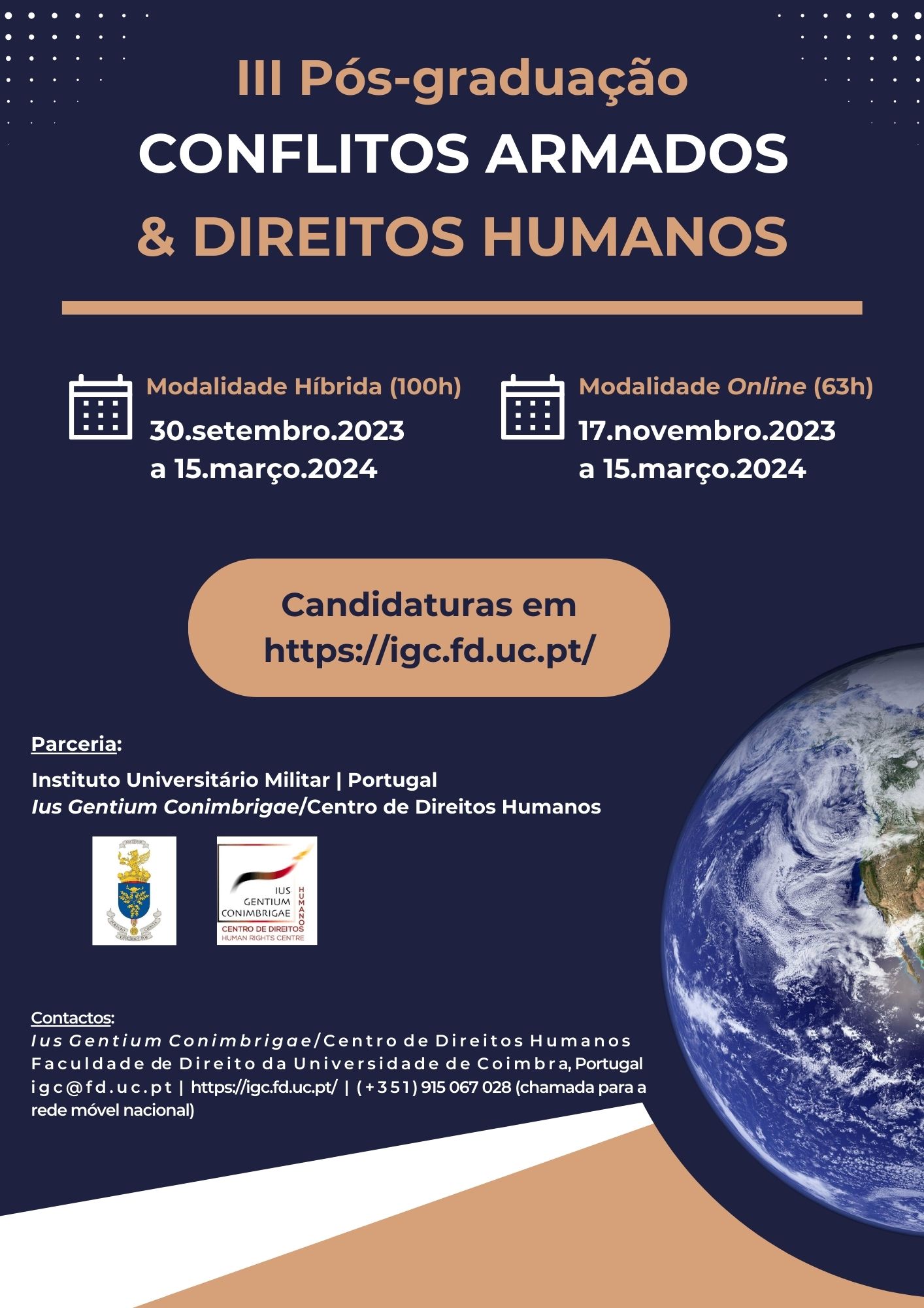 3ª Pós-graduação em Conflitos Armados e Direitos Humanos