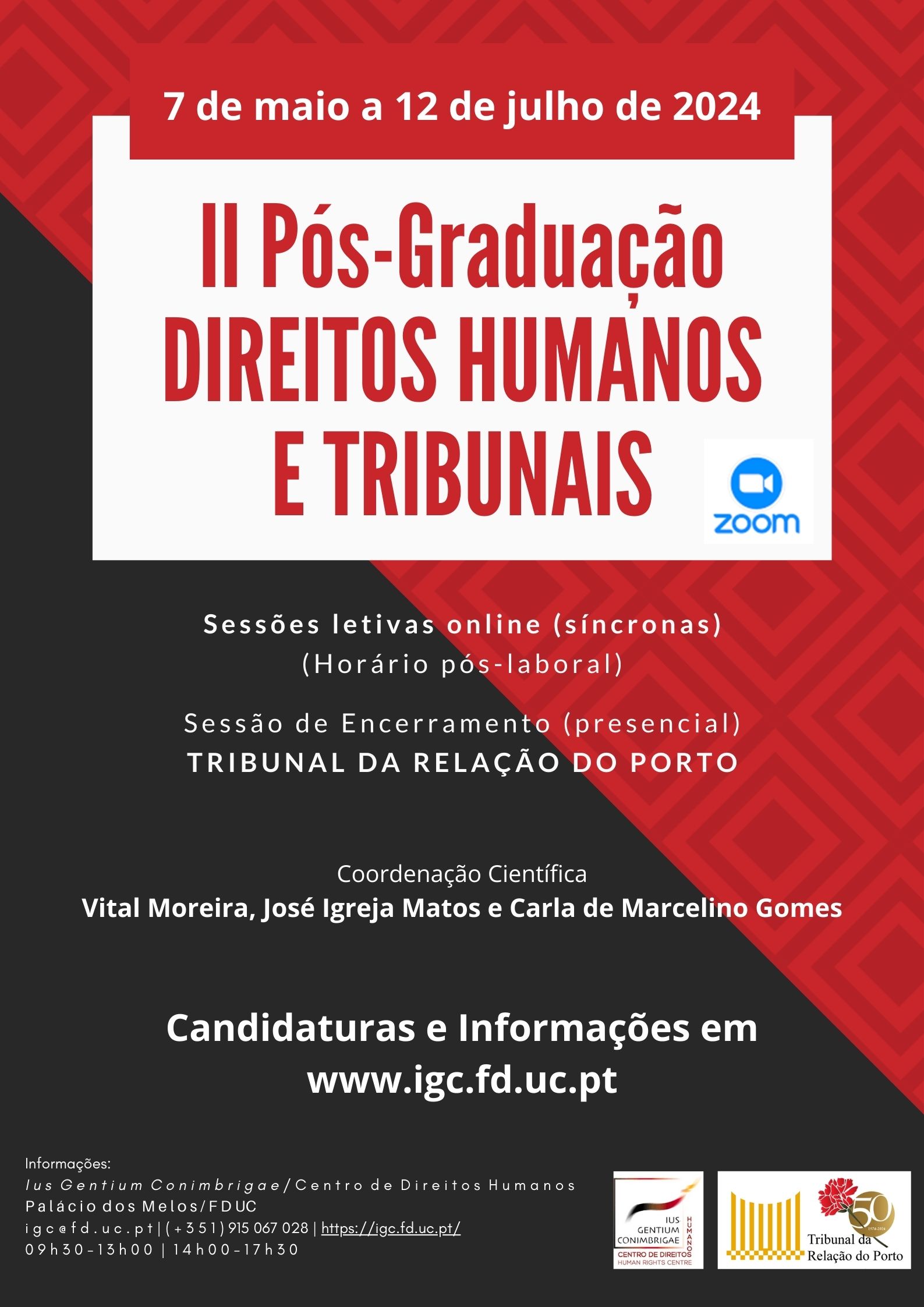 2.ª Pós-graduação em Direitos Humanos e Tribunais