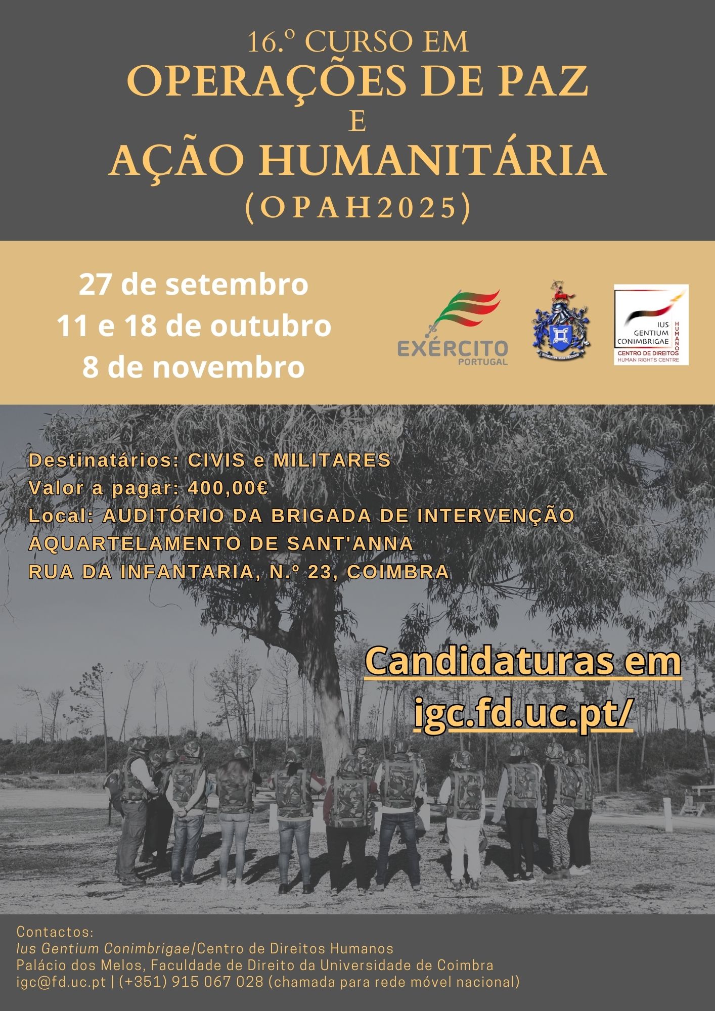 16.º Curso em Operações de Paz e Ação Humanitária