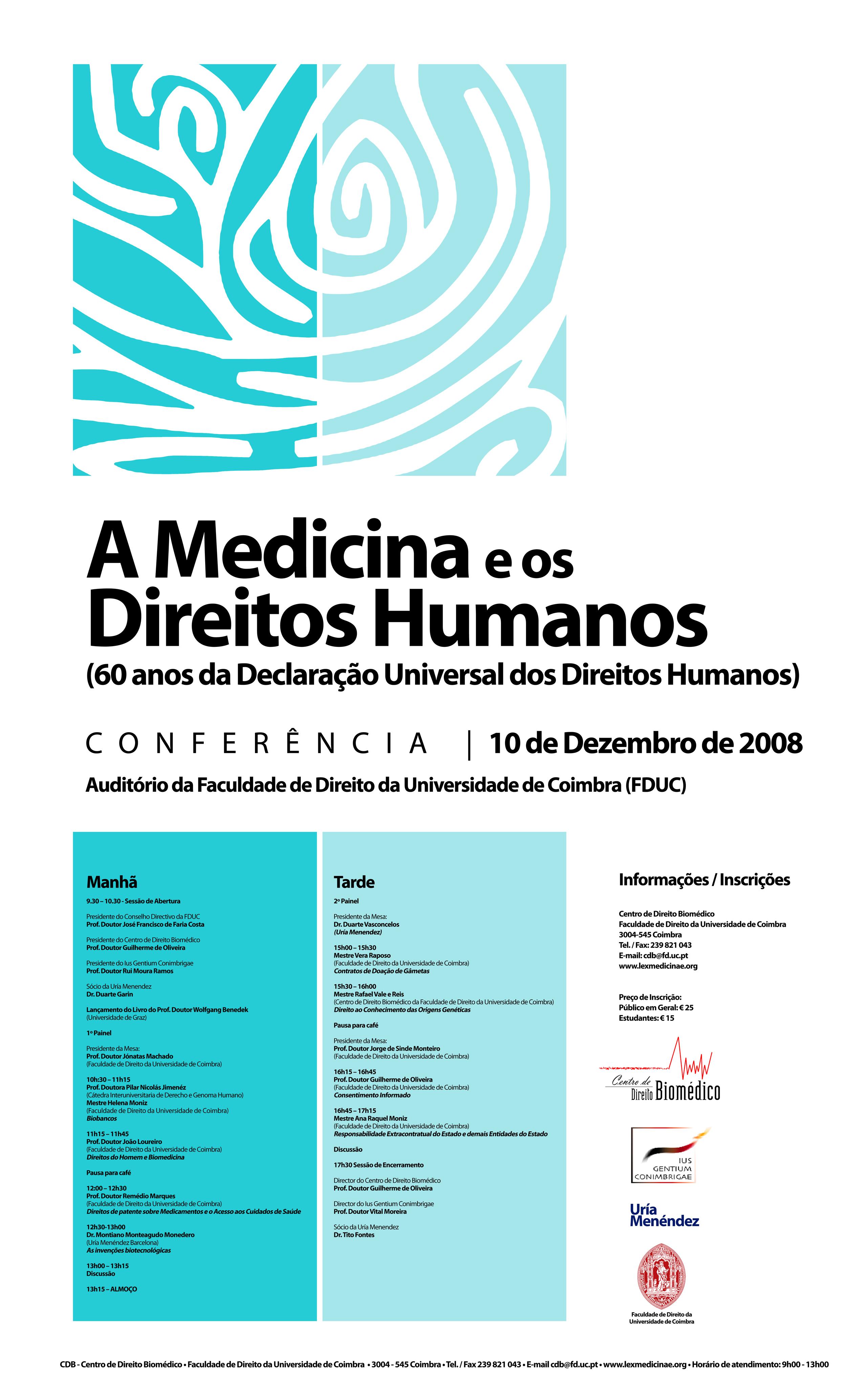 Conferência A Medicina e os Direitos Humanos