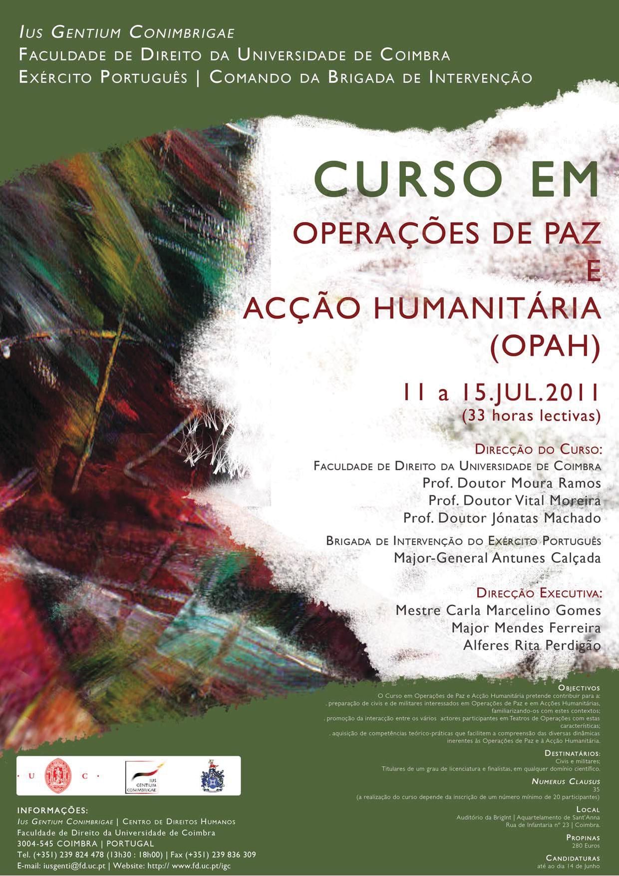 2º Curso de Operações de Paz e Acção Humanitária