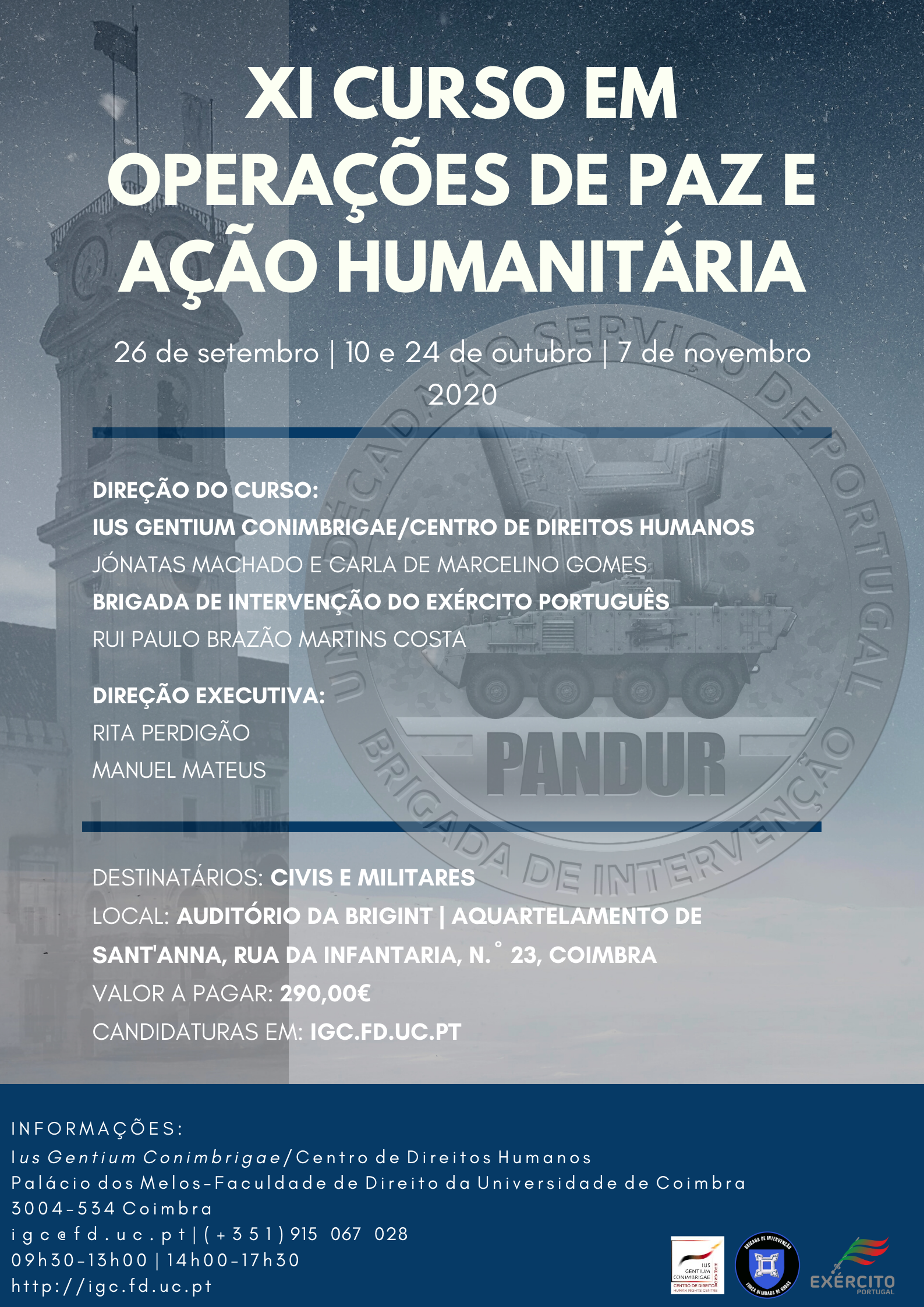 XI Curso em Operações de Paz e Ação Humanitária