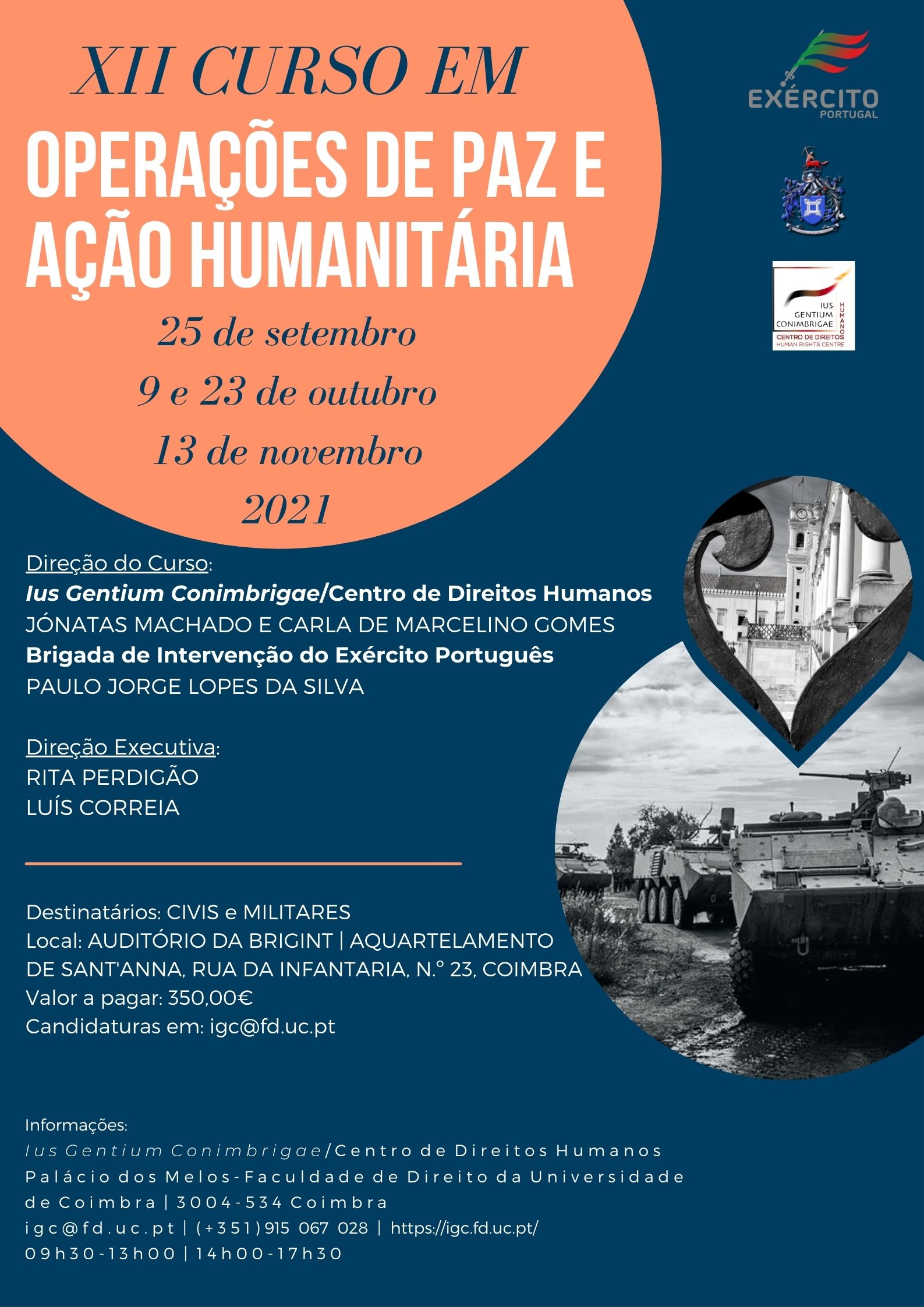 XII Curso em Operações de  Paz e Ação Humanitária