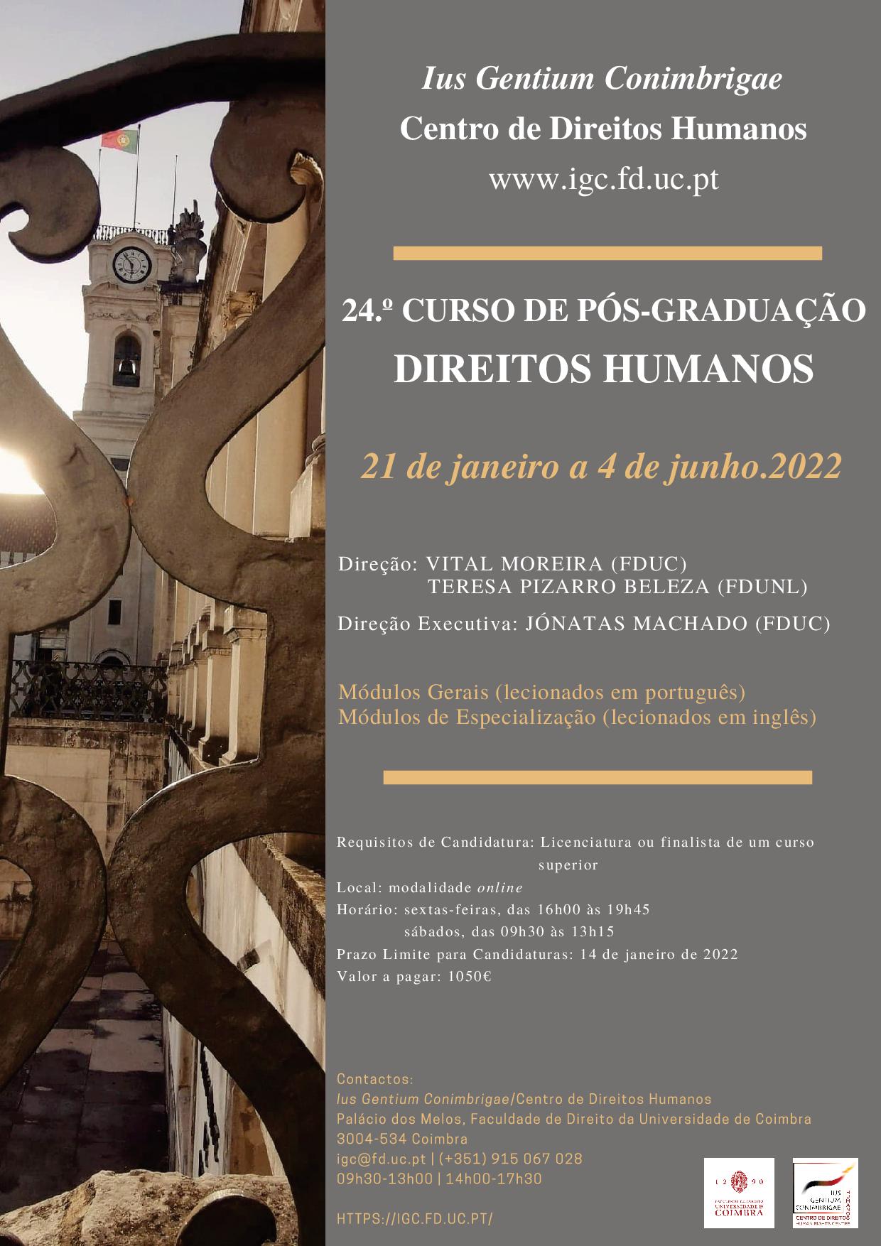 24º Curso de Pós-graduação em Direitos Humanos