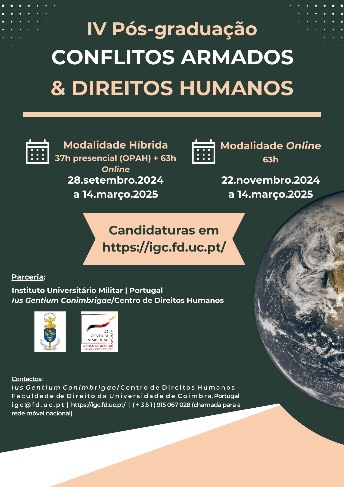 4.ª Pós-graduação em Conflitos Armados e Direitos Humanos